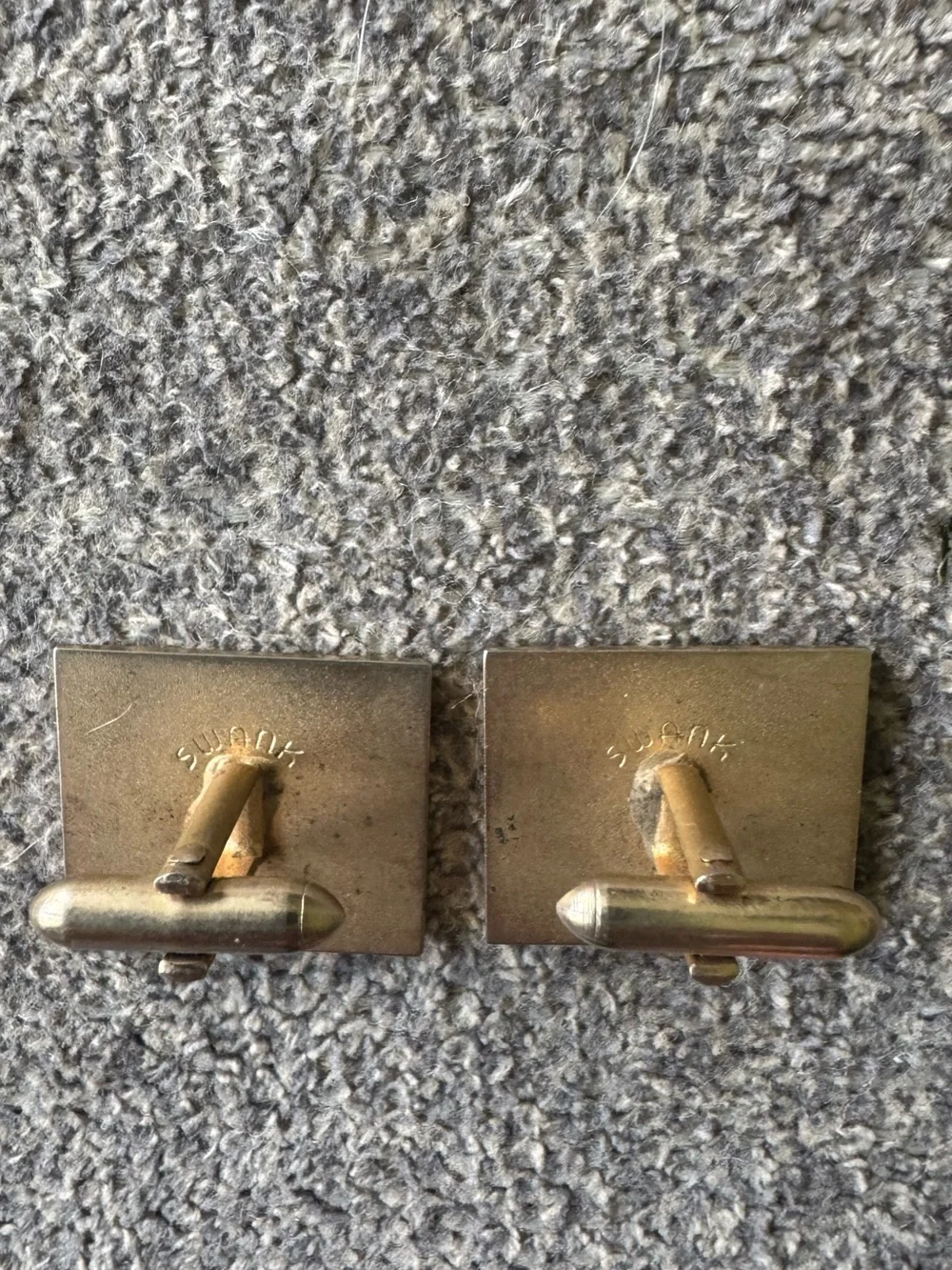 Vintage Swank Modernist Cufflinks